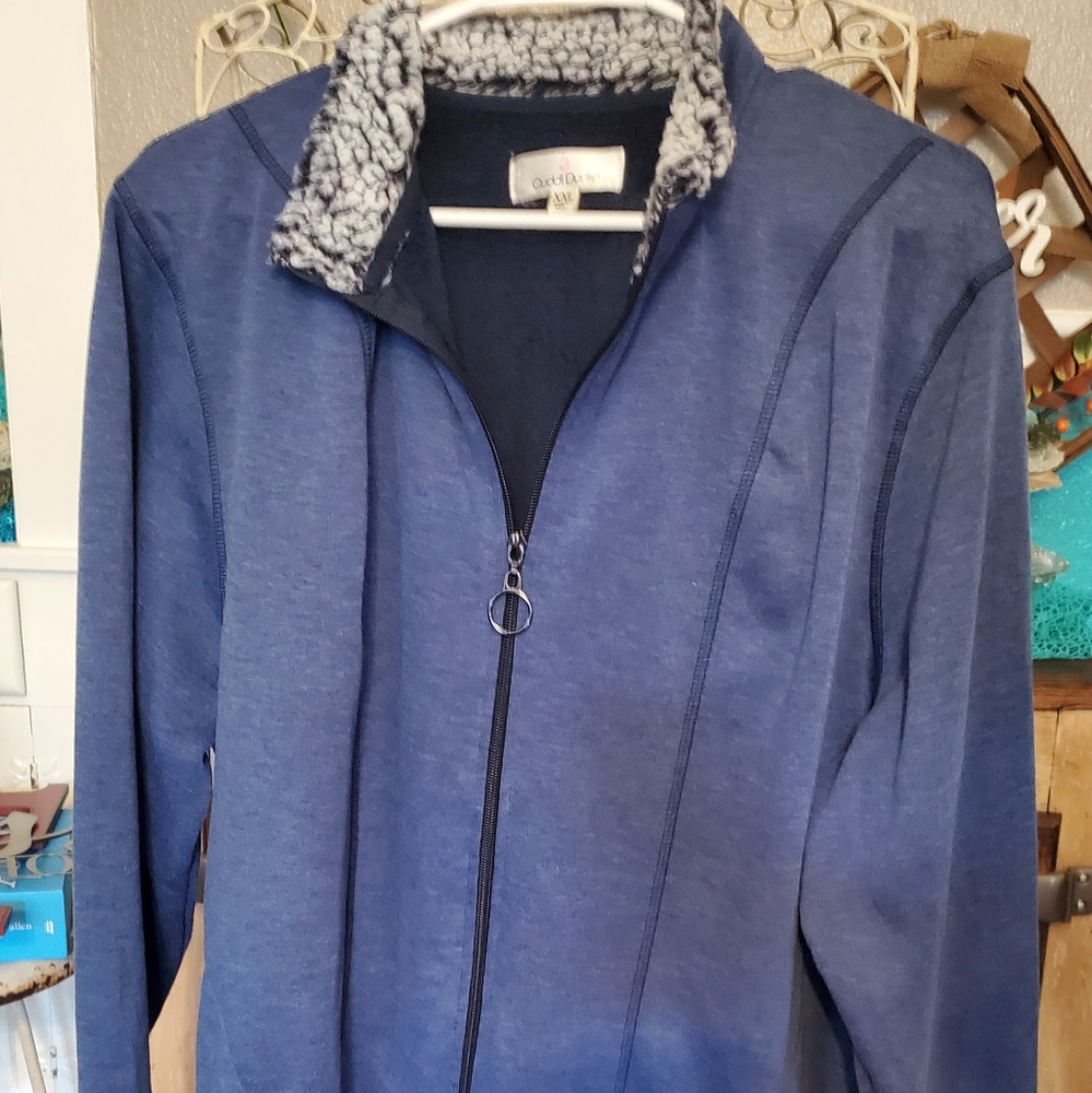 Wo.ens Cuddl Duds Fleece jacket. Size 2x